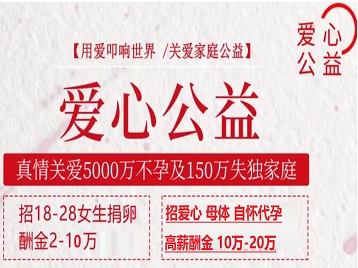 勐腊捐卵助孕生子 爱心志愿者招募